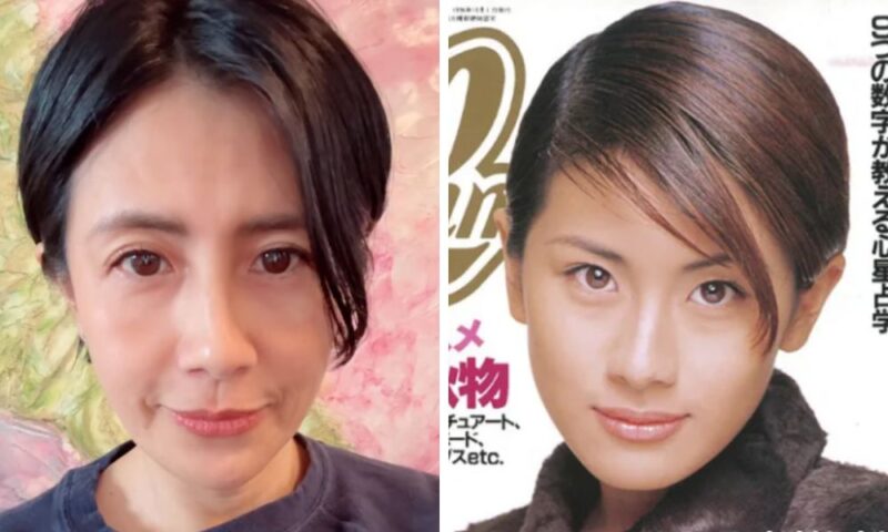 長谷川理恵の現在と若い頃の顔を比較した画像、ナチュラルな現在の表情とCanCam時代のシャープな印象の違い