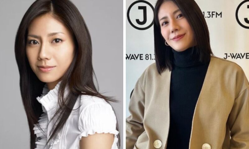 松下奈緒の20代と現在の比較。ロングヘアで清楚な雰囲気の若い頃（左）と、ボブヘアにジャケットスタイルでスタイリッシュなハンサム女子の現在（右）の比較画像