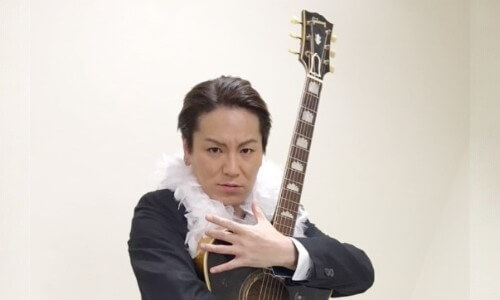 狩野英孝とギター