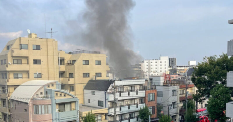 葛飾区青戸5丁目-火事-2025年8月22日