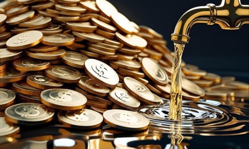 お金が出てくる蛇口