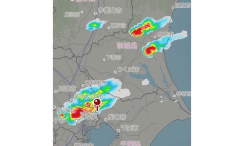 関東雨雲レーダー