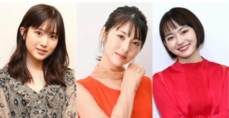 左から福本莉子-
浜辺美波-山田杏奈