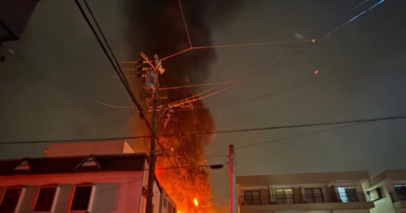 静岡市清水区清水町火事
