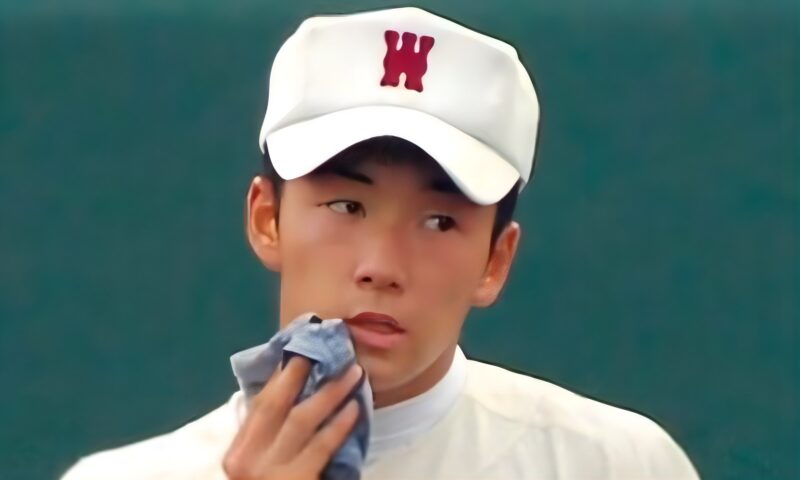 高校生時代の斎藤佑樹またはハンカチ王子