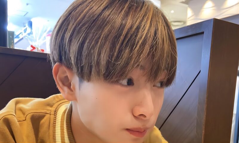内田禅メッシュヘアー