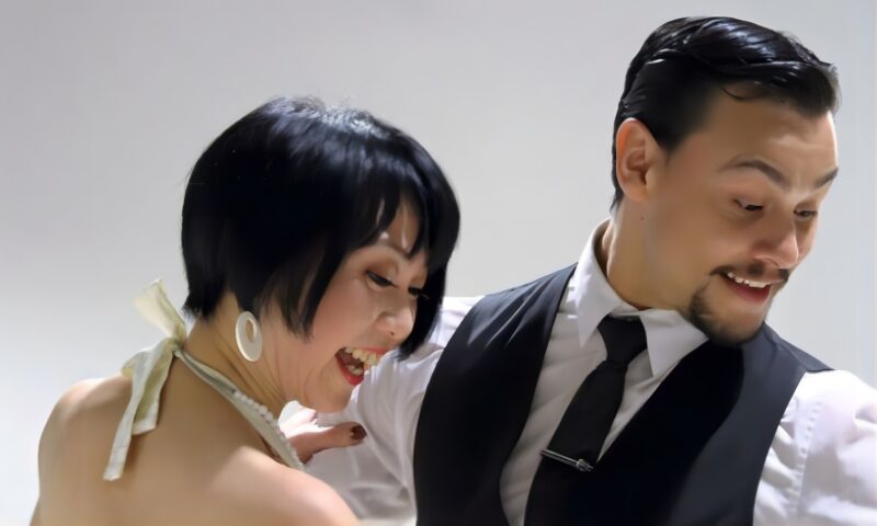 ゴンサロ・クエッショペアでダンス