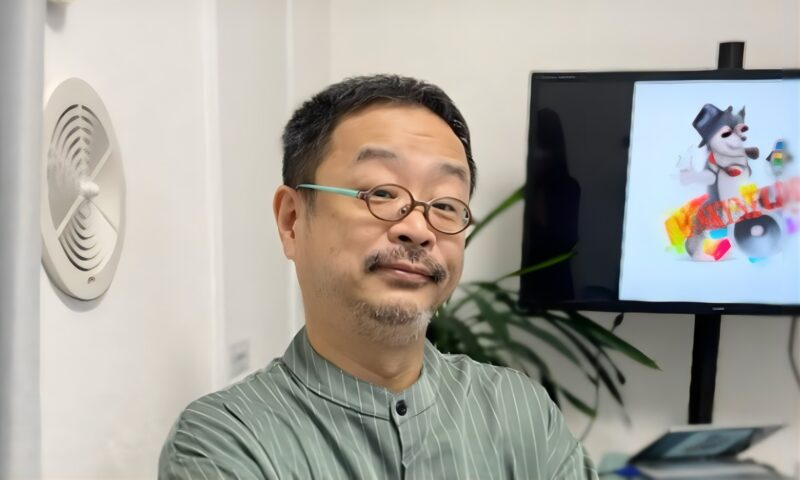 春風涼のラジオ収録