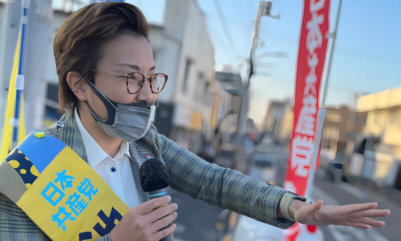 池内さおり演説風景