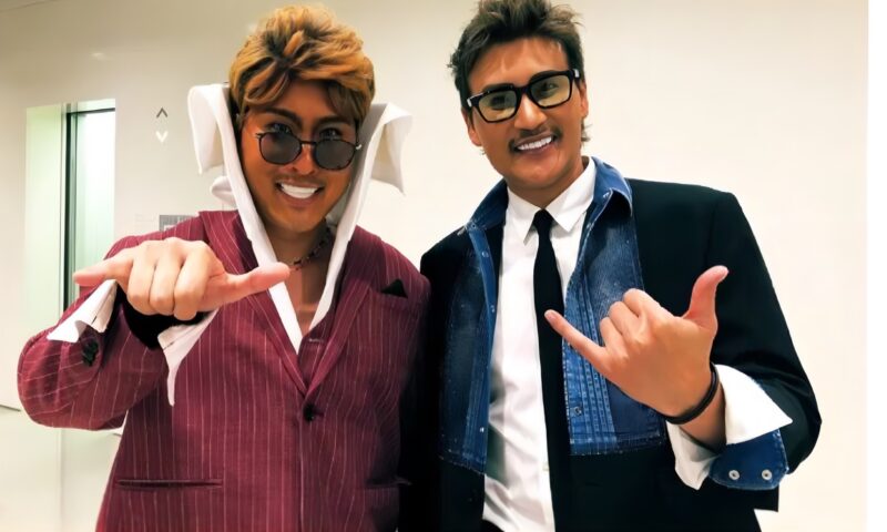 お笑い芸人きつねの淡路と新庄監督