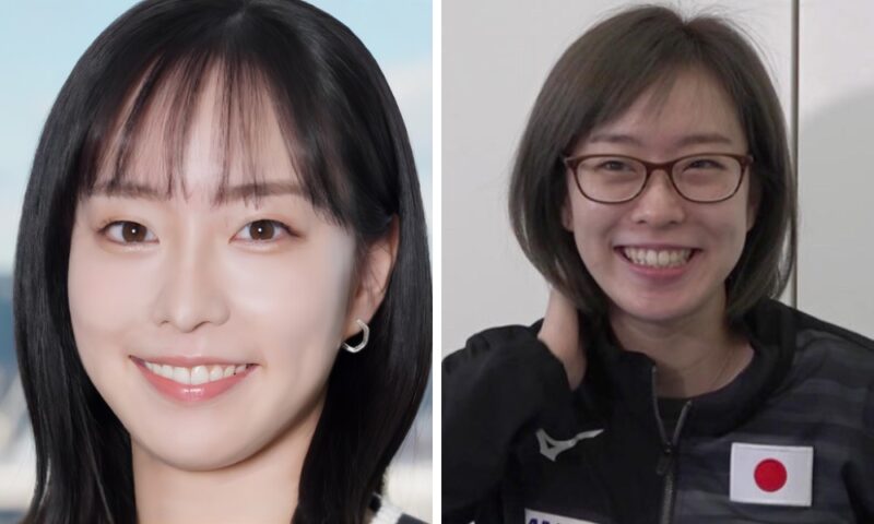 石川佳純2025年と2018年顔が変わったのか比較検証画像