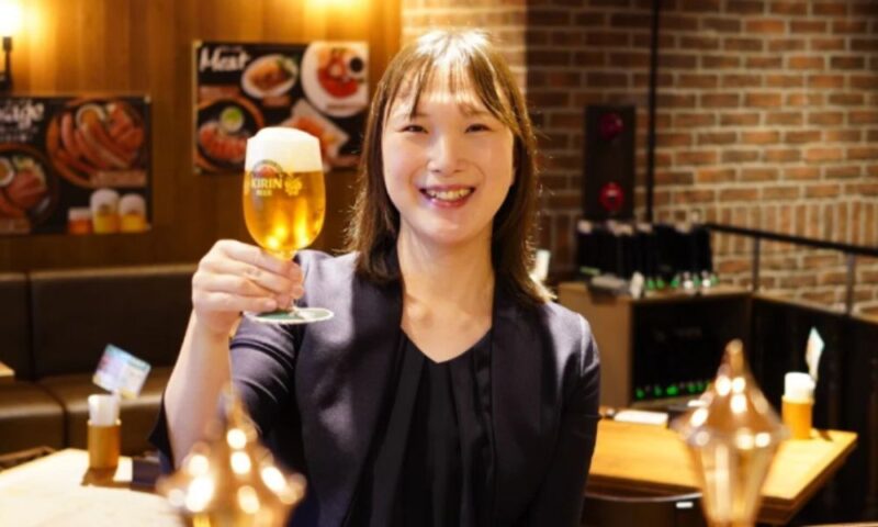 塩見なゆとビール