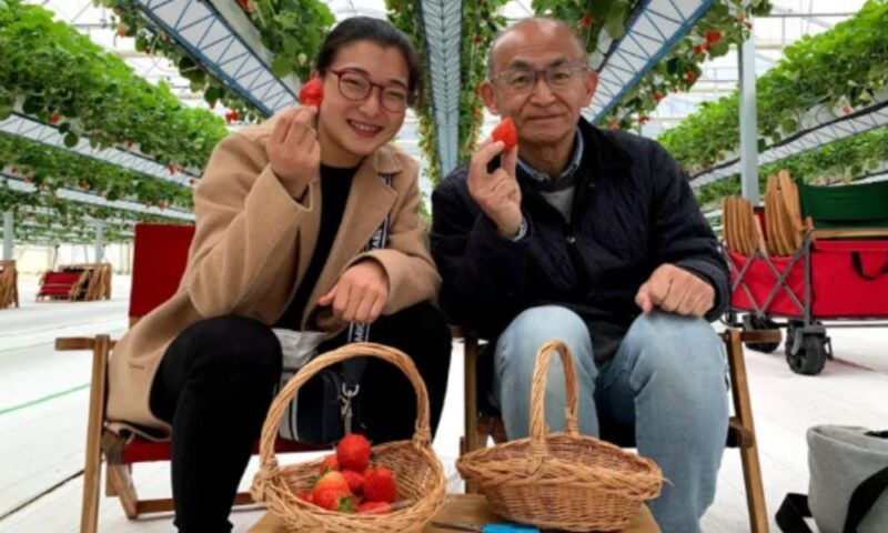 坂本花織さんと父の修一さん