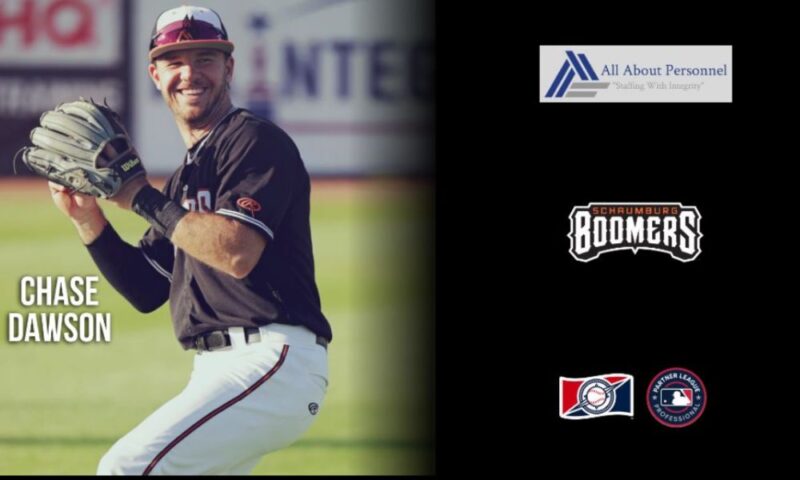 Schaumburg Boomersでプレーするチェイス・ドーソン（Frontier League）