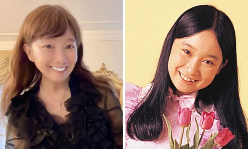 アグネス・チャンの現在と1971年デビュー頃（17歳）の顔比較画像