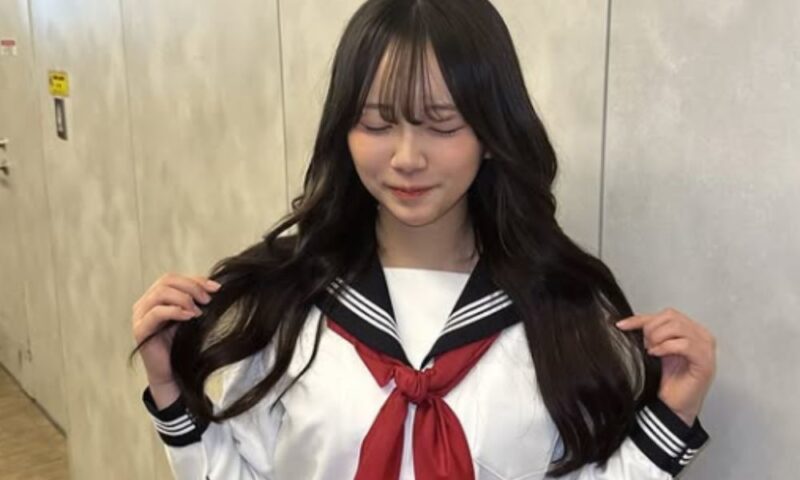 今日好きミーグリ祭2026に参加したセーラー服姿の森口優花(ゆうか)