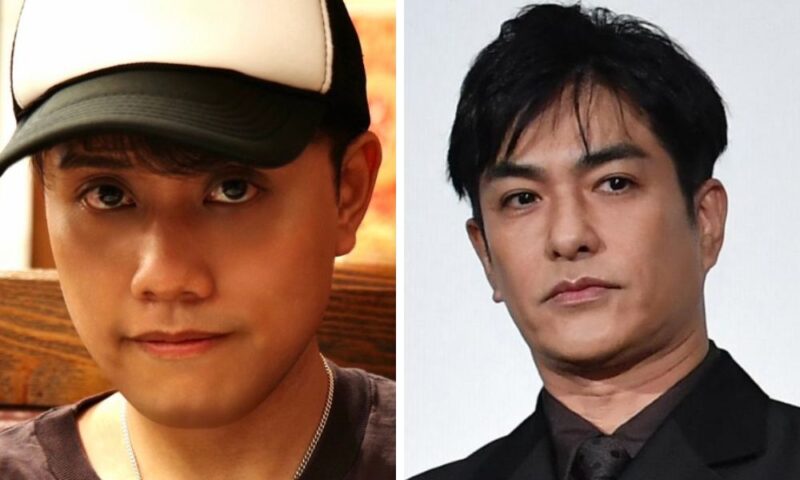 山下優太郎（左）と北村一輝（右）の顔写真比較。目元や顔の濃さなど、似ている部分を並べて確認できる構成。