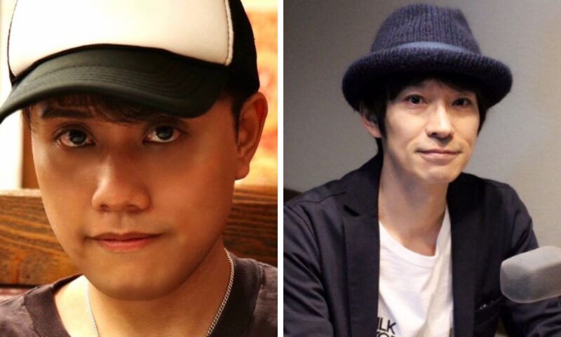 山下優太郎（左）と草野マサムネ（右）の顔写真比較。目元・輪郭など似ている部分を並べて確認できる構成。