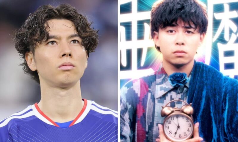 田中碧とマサイの正面顔の比較画像