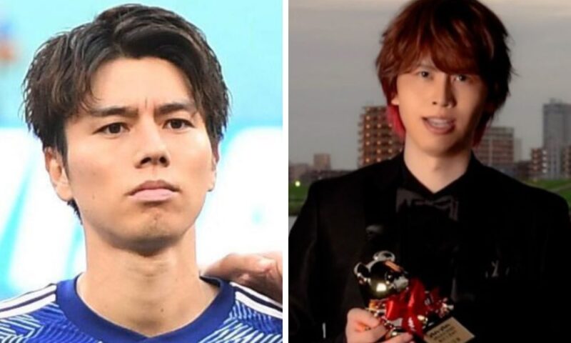田中碧とゲーム実況YouTuberキヨの正面の比較画像