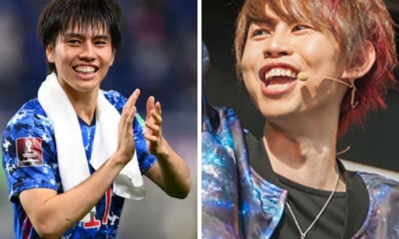 田中碧とゲーム実況YouTuberキヨの笑顔の比較画像