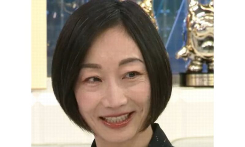 テレビ番組出演時の西村ゆか(ひろゆきの妻)のアップ顔画像